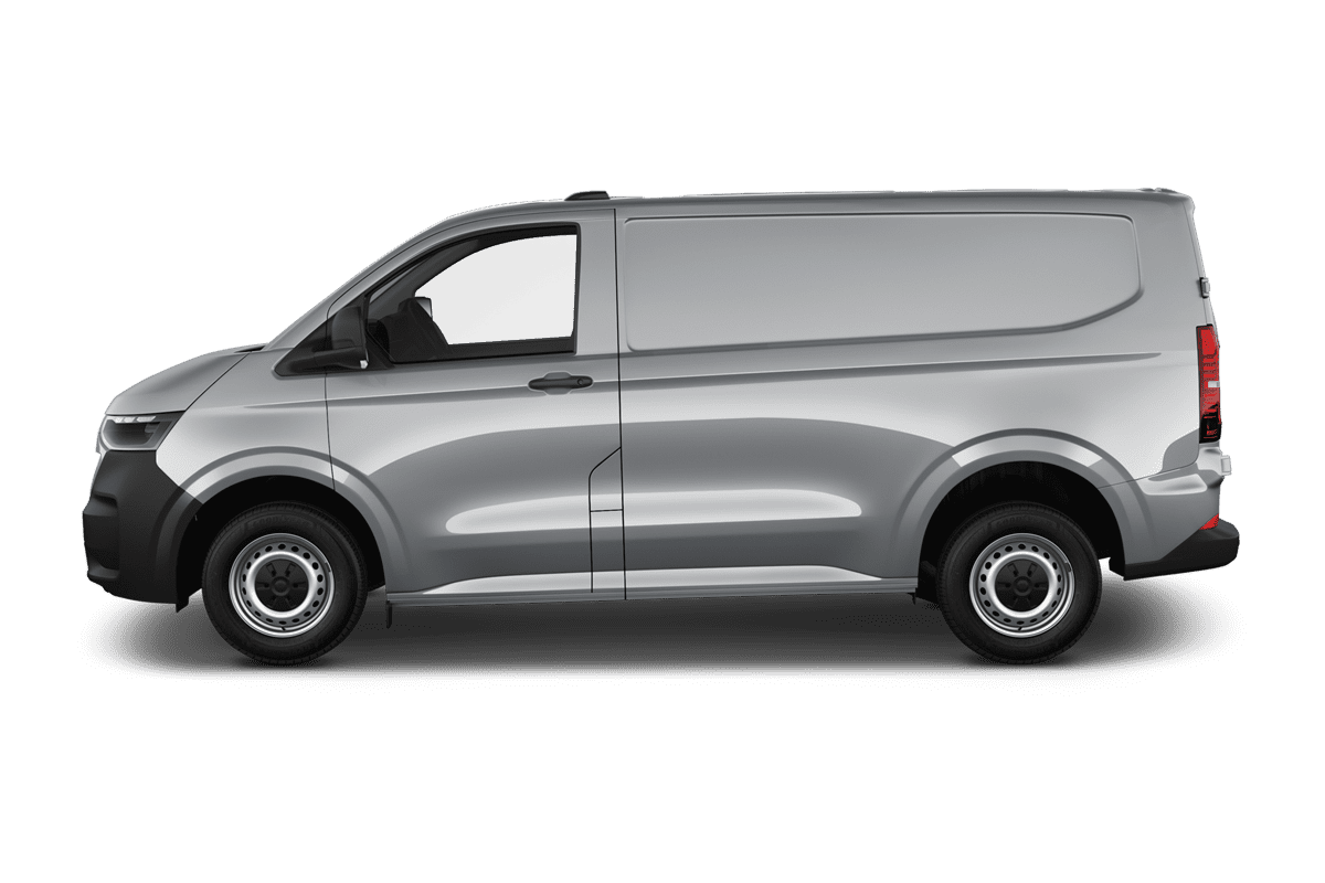 Seitenansicht eines VW Transporter Kastenwagen 