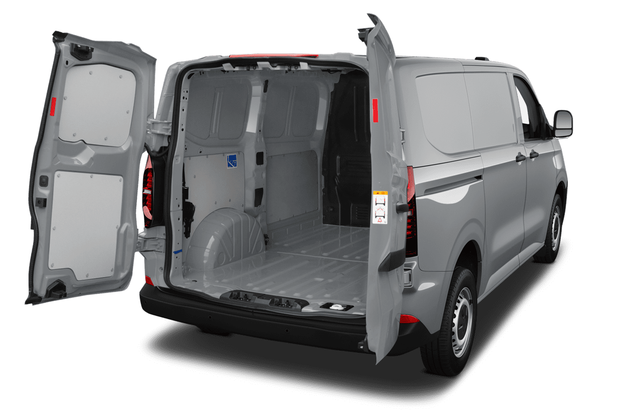 Kofferraum eines VW Transporter Kastenwagen 