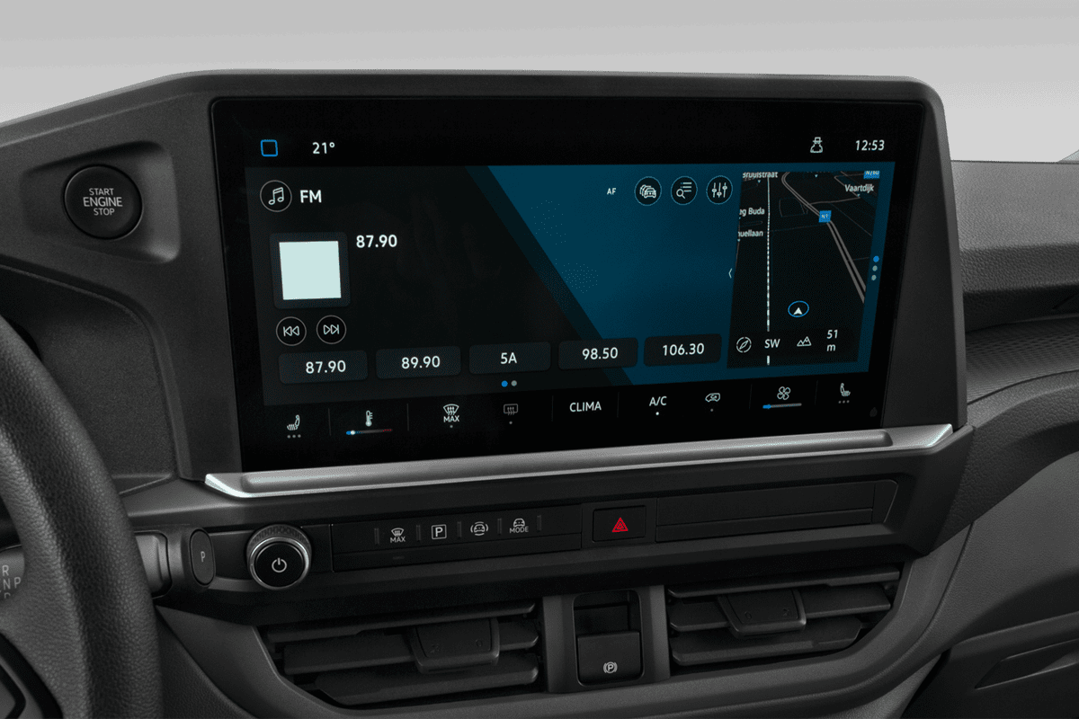 Audiosystem eines VW Transporter Kombi 