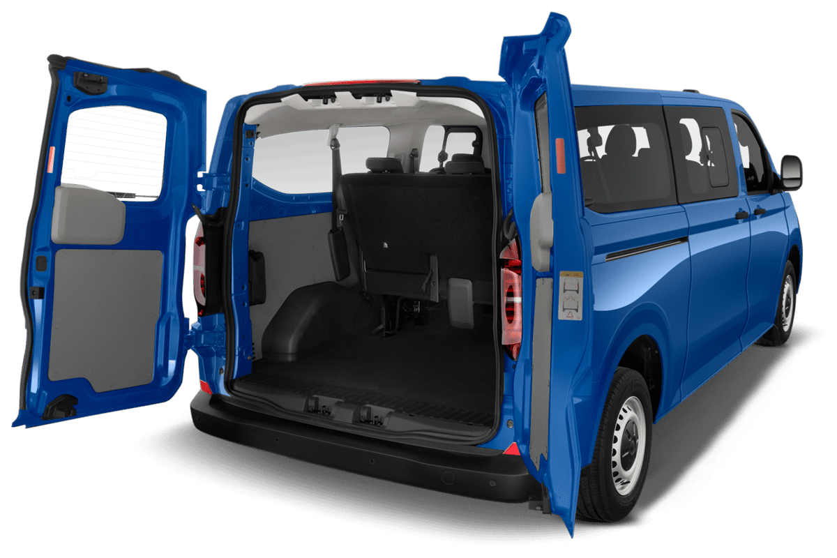 Kofferraum eines VW Transporter Kombi 