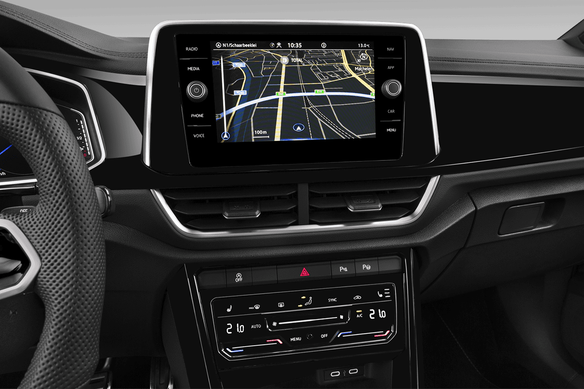 Mittelkonsole eines VW T-Roc GOAL 