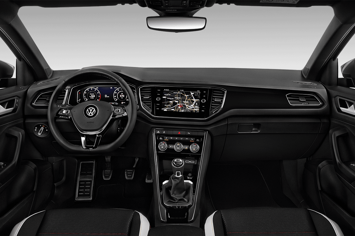 Armaturenbrett eines VW T-Roc ACTIVE 