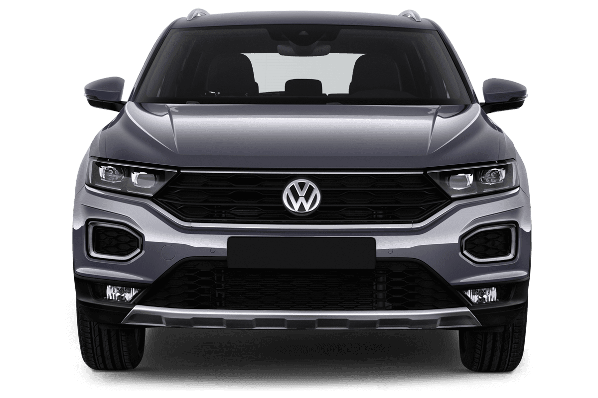 Frontansicht eines VW T-Roc ACTIVE , freigestellt