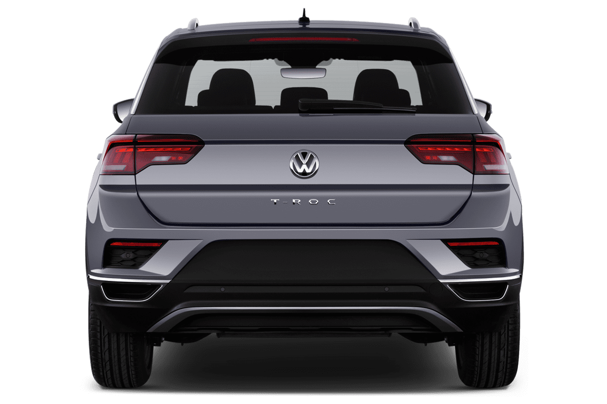 Heckansicht eines VW T-Roc ACTIVE 