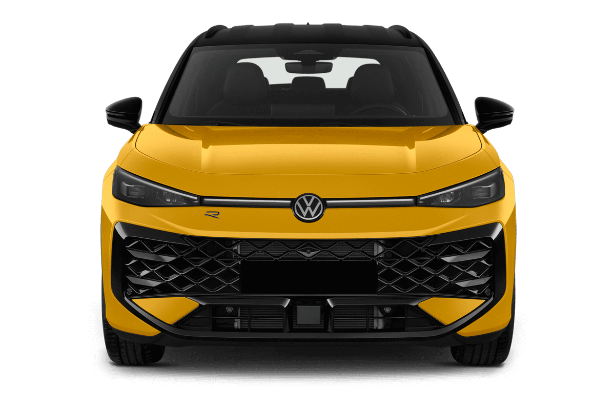 Frontansicht eines VW T-Roc R, freigestellt