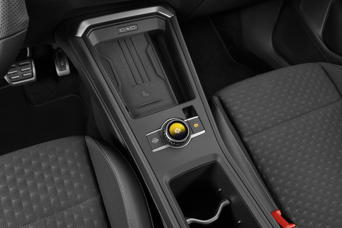 Schaltknüppel eines VW T-Roc R