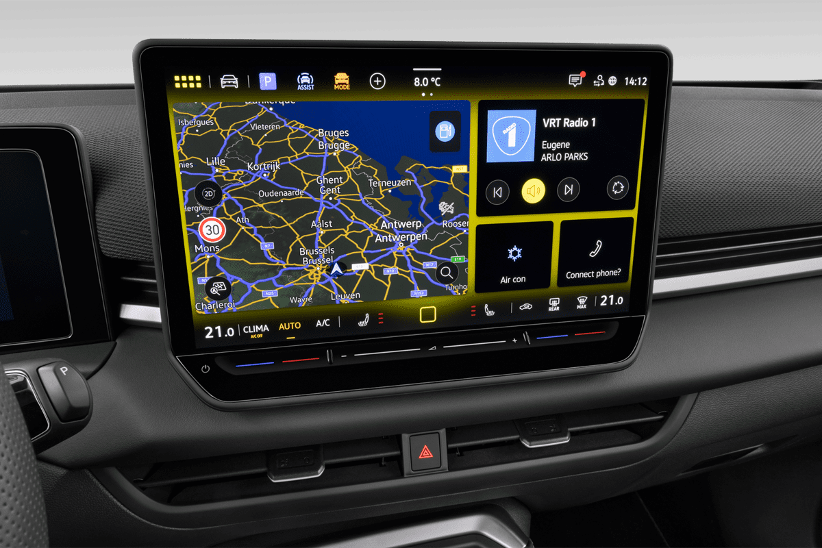 Mittelkonsole eines VW T-Roc R