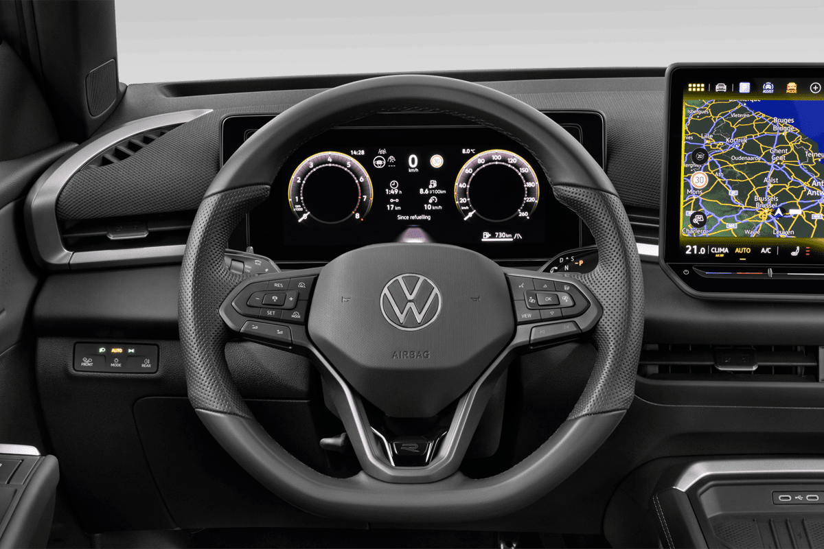 Lenkrad eines VW T-Roc R