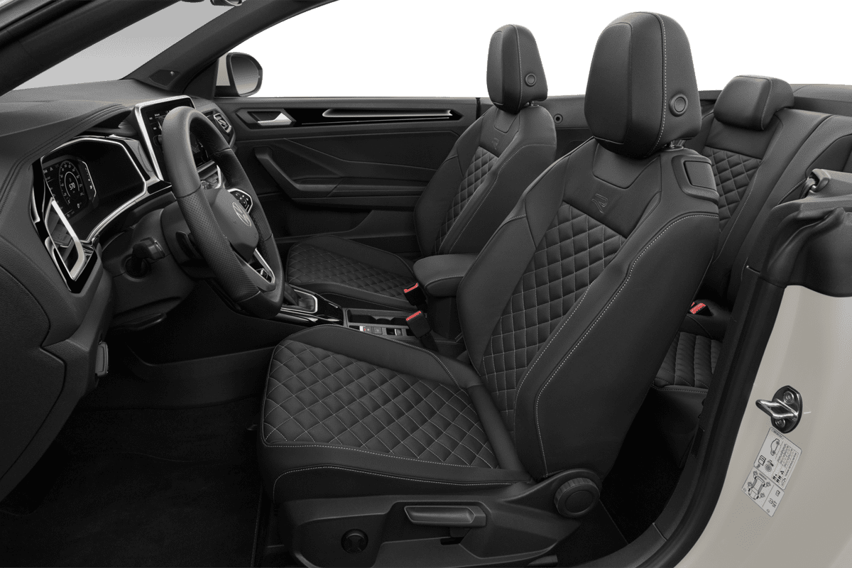 Vordersitze eines VW T-Roc Cabriolet