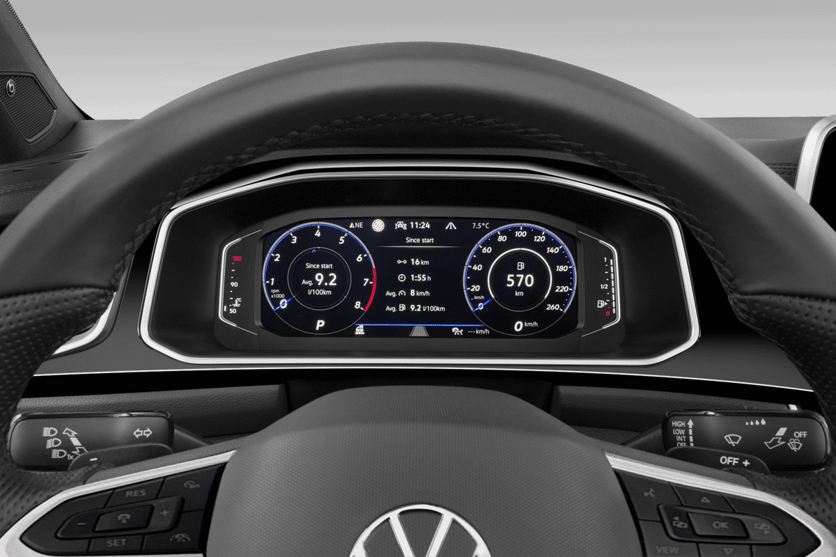 Kombiinstrument eines VW T-Roc Cabriolet