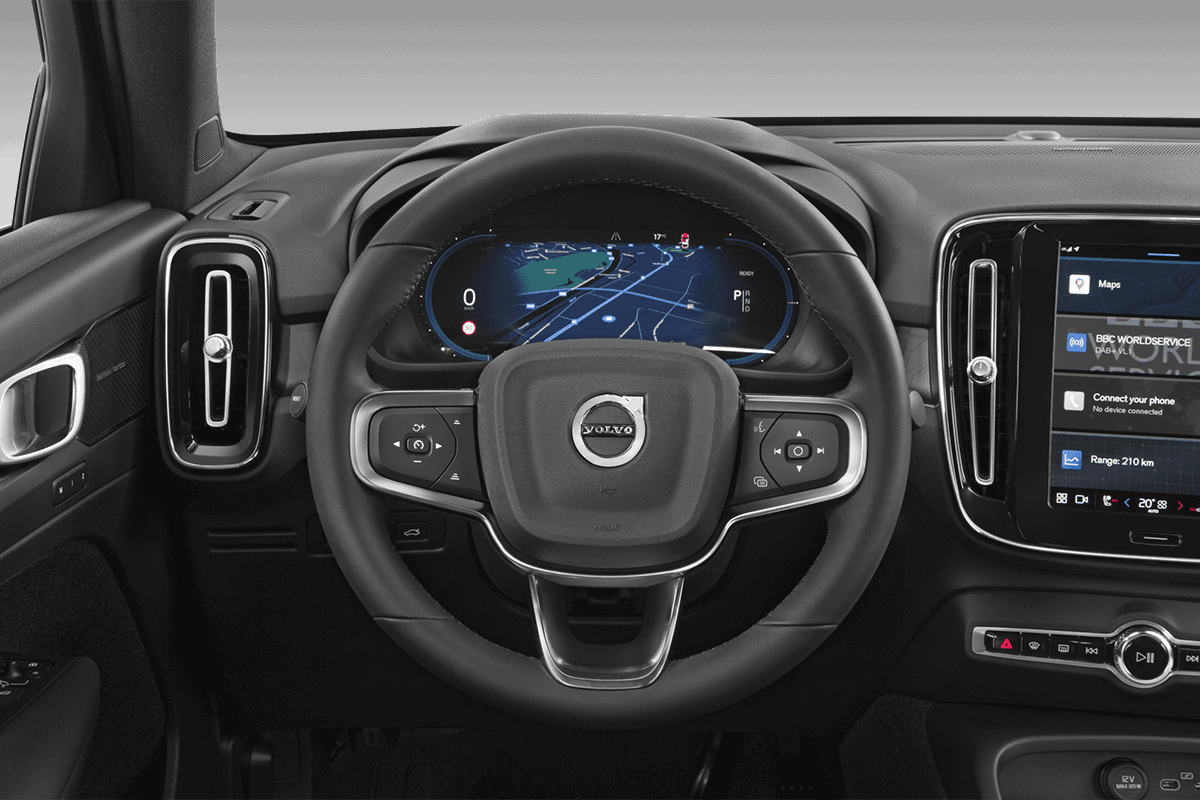 Lenkrad eines Volvo C40 Recharge