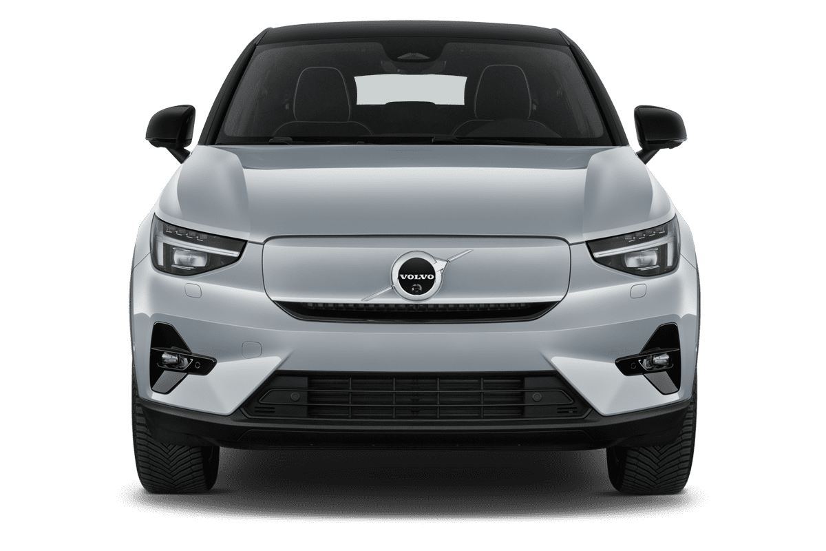 Frontansicht eines Volvo EC40, freigestellt