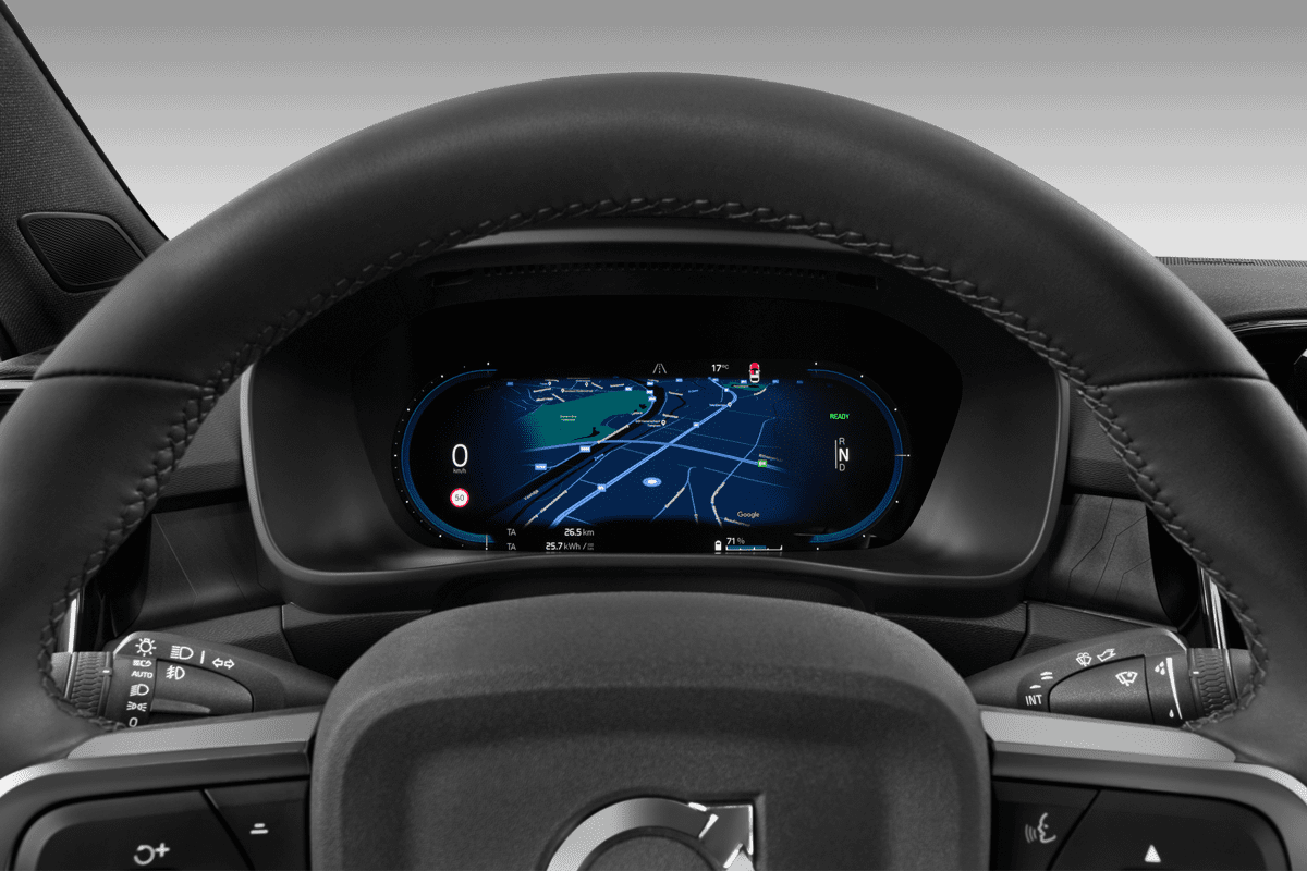 Kombiinstrument eines Volvo EC40