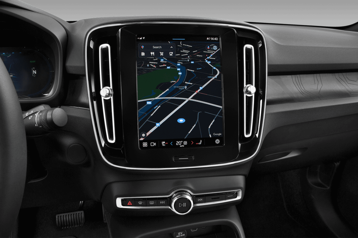 Mittelkonsole eines Volvo EC40