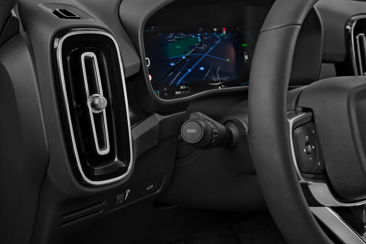 Lüftung eines Volvo EC40