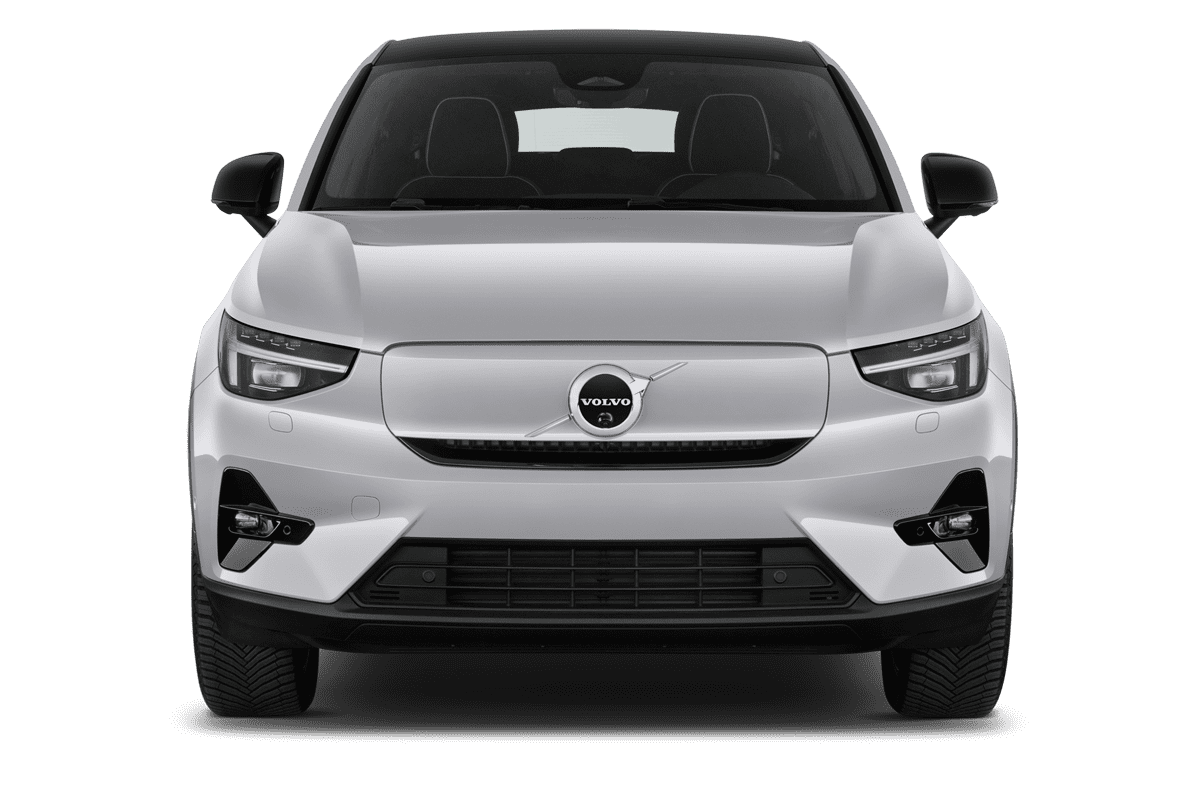 Frontansicht eines Volvo EC40, freigestellt