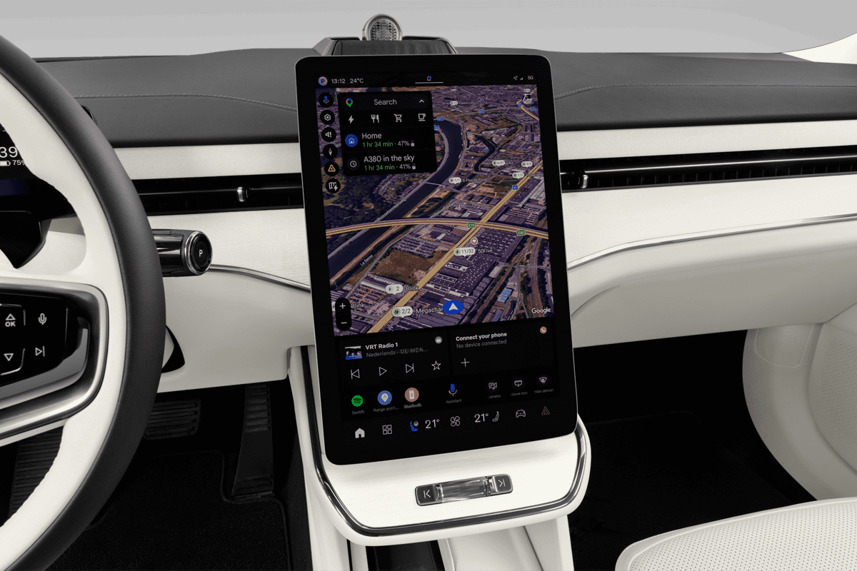 Mittelkonsole eines Volvo ES90