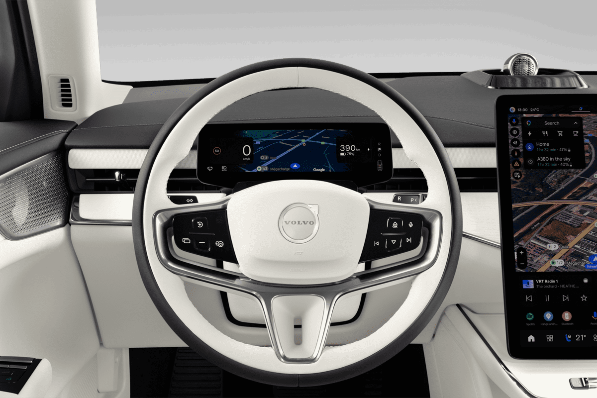 Lenkrad eines Volvo ES90