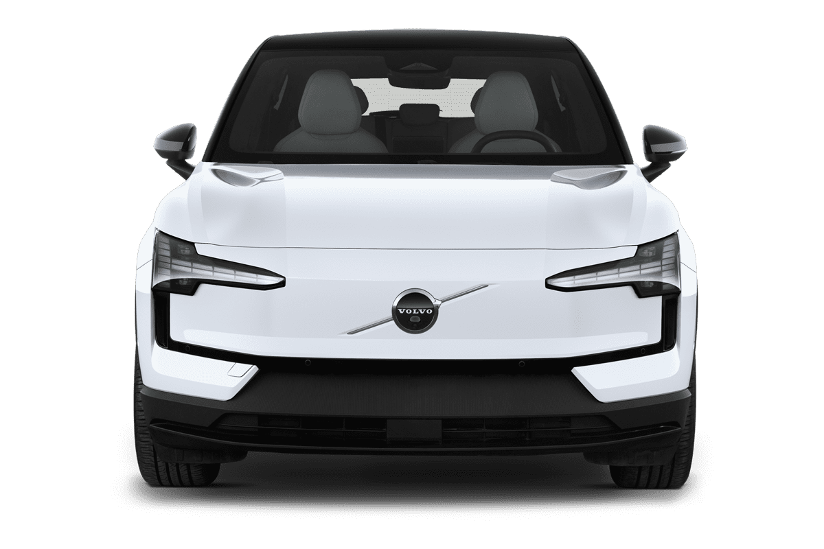 Frontansicht eines Volvo EX30 Cross Country , freigestellt