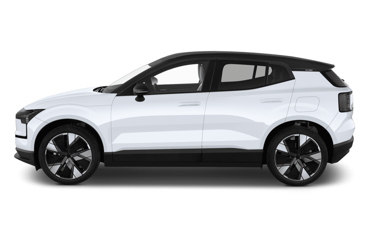Seitenansicht eines Volvo EX30 Cross Country 