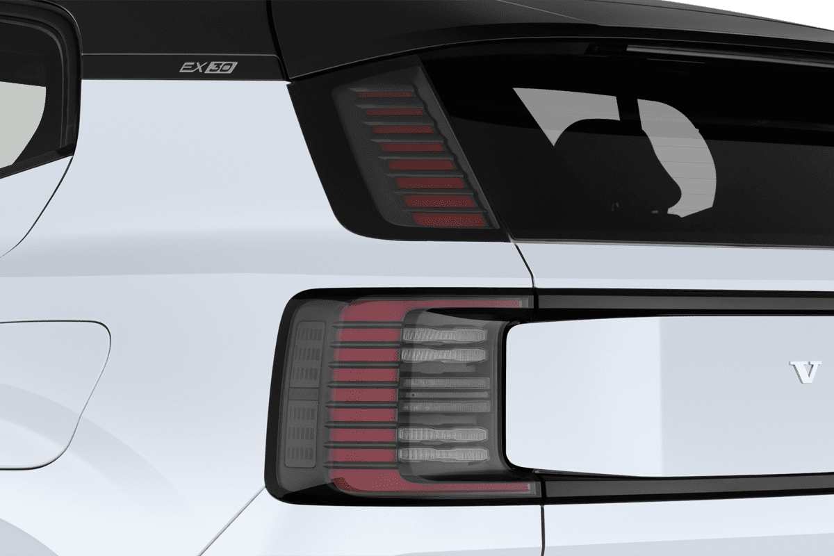 Heckleuchten eines Volvo EX30 Cross Country 