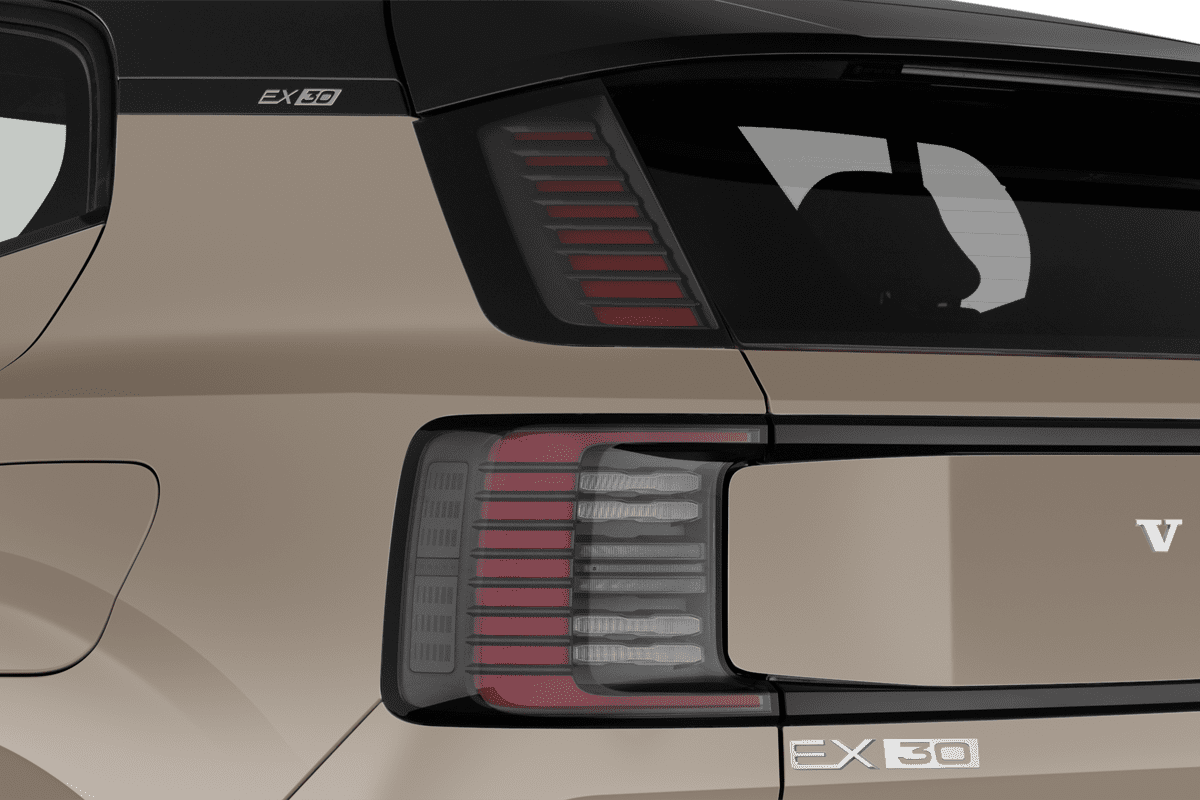 Heckleuchten eines Volvo EX30