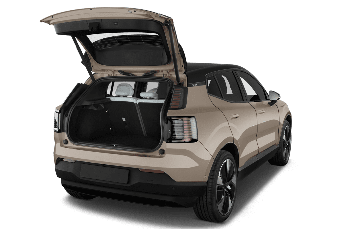 Kofferraum eines Volvo EX30