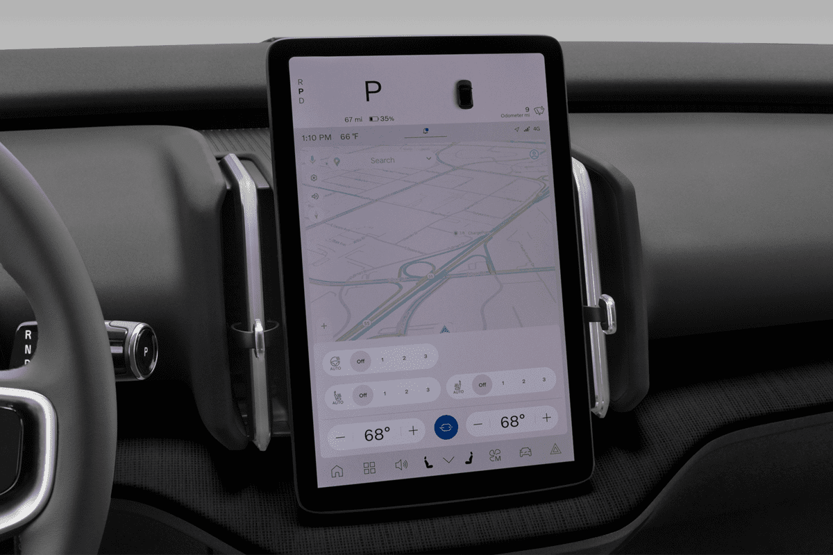 Klimasteuerung eines Volvo EX30 Cross Country 