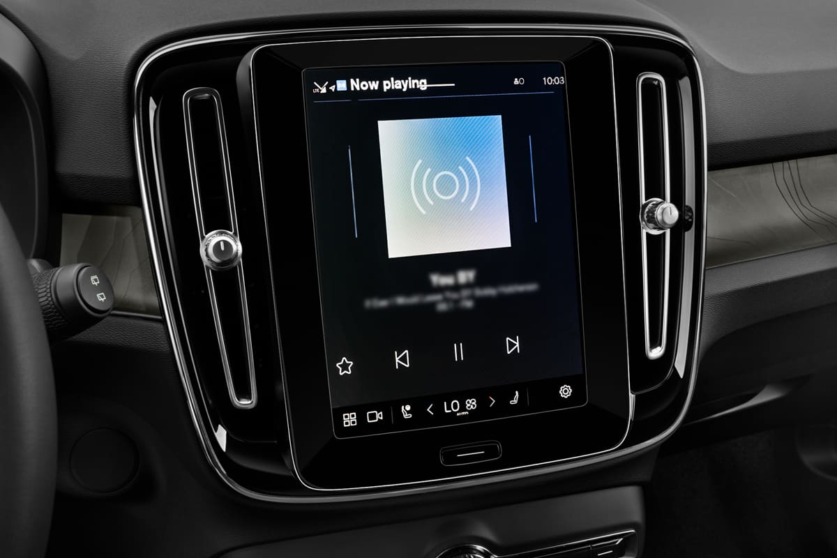 Audiosystem eines Volvo EX40