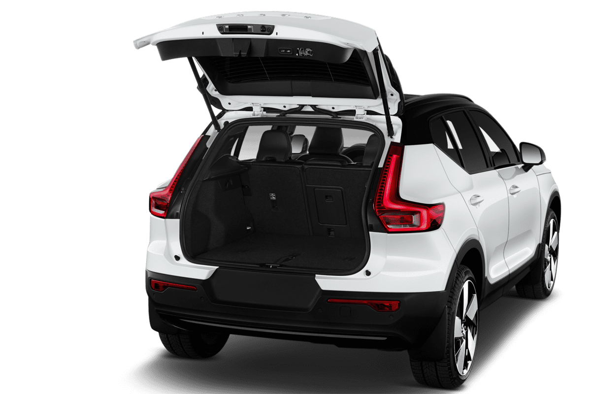 Kofferraum eines Volvo EX40