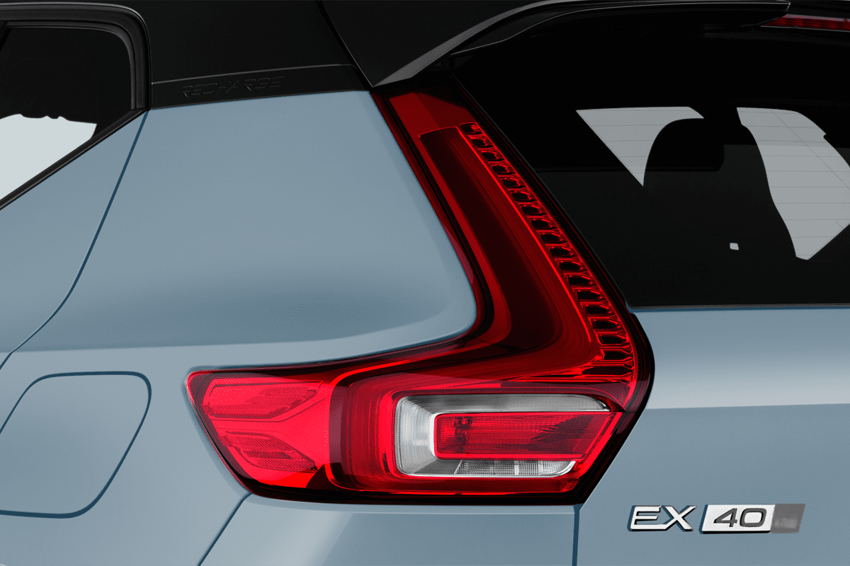 Heckleuchten eines Volvo EX40
