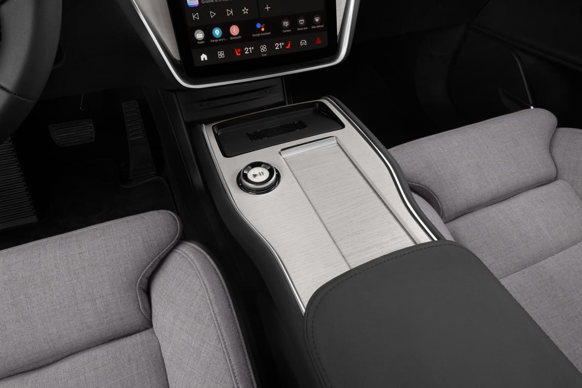 Schaltknüppel eines Volvo EX90