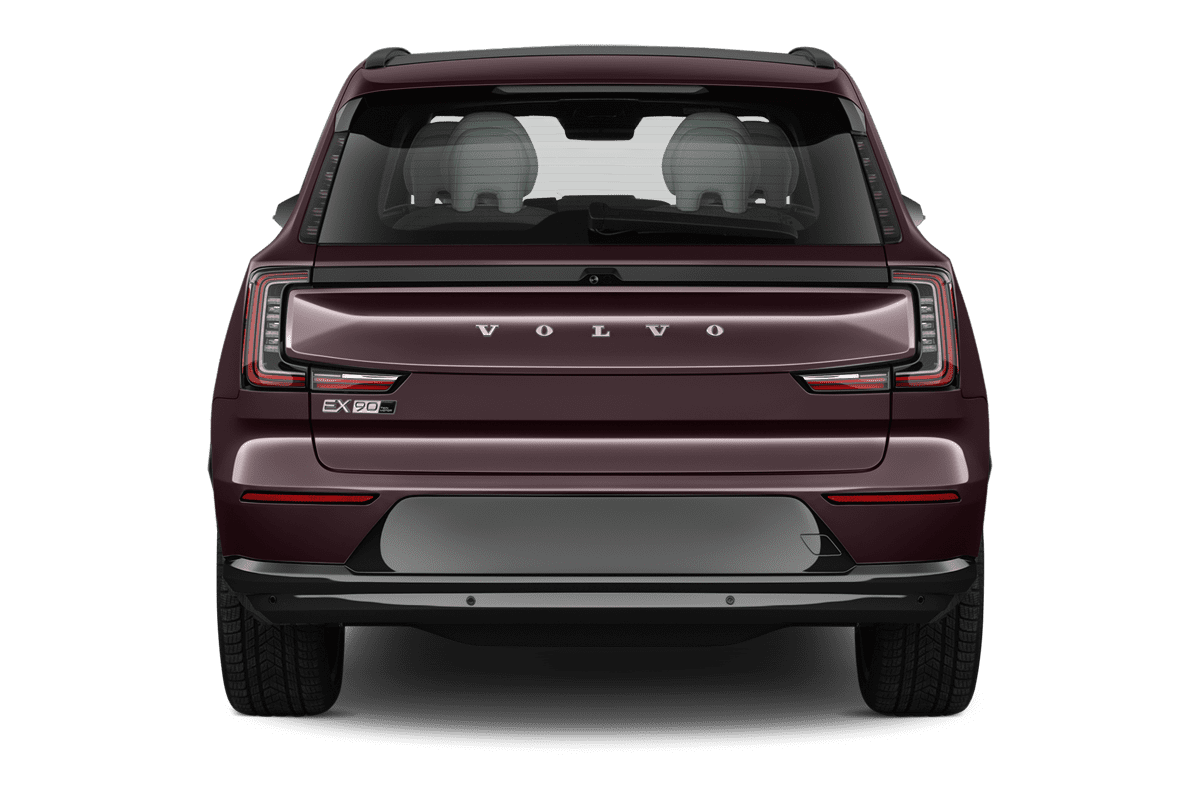 Heckansicht eines Volvo EX90