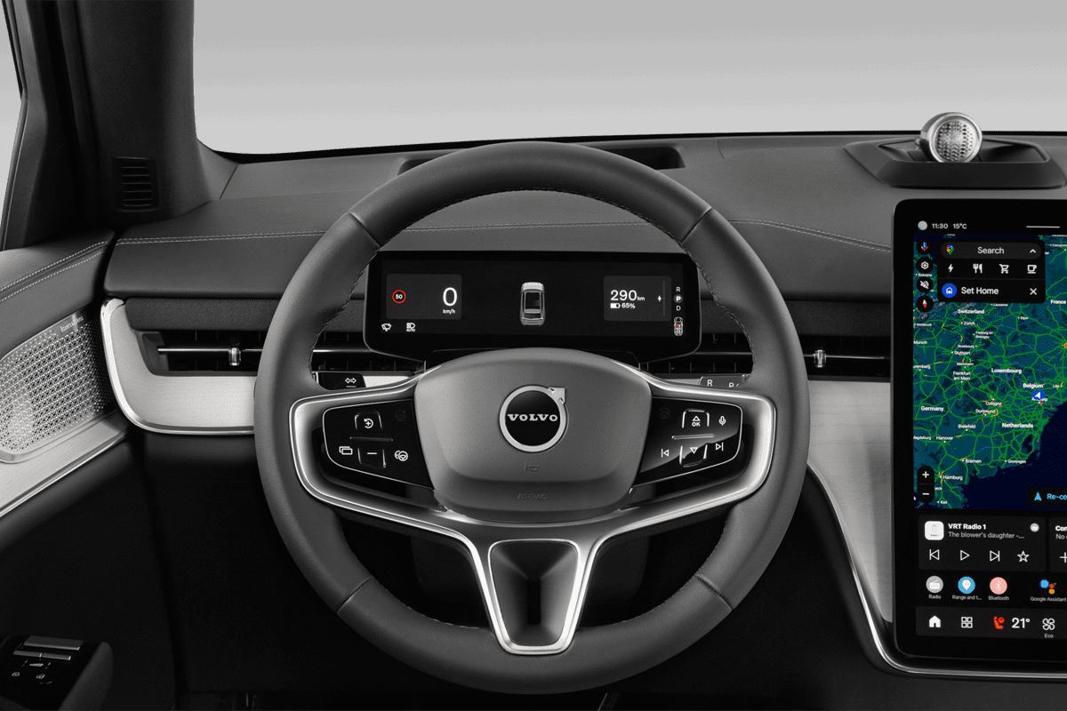 Lenkrad eines Volvo EX90