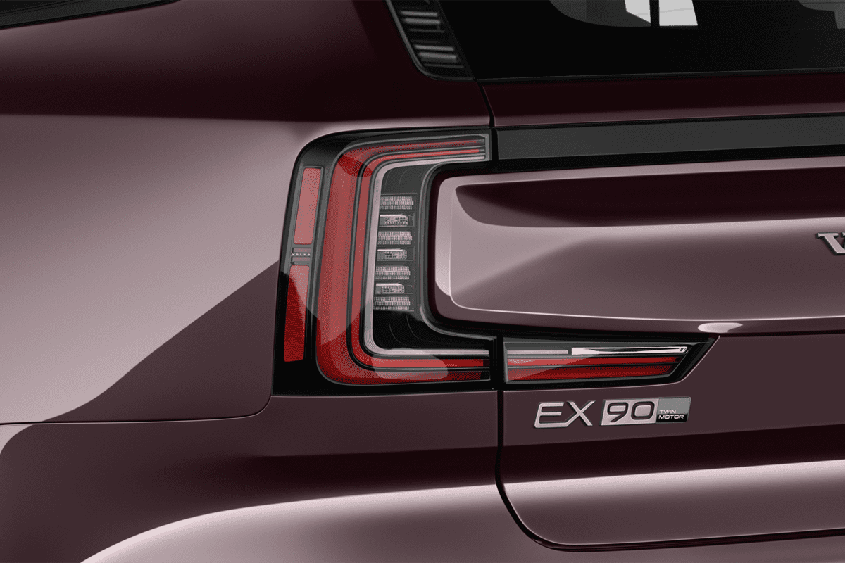 Heckleuchten eines Volvo EX90