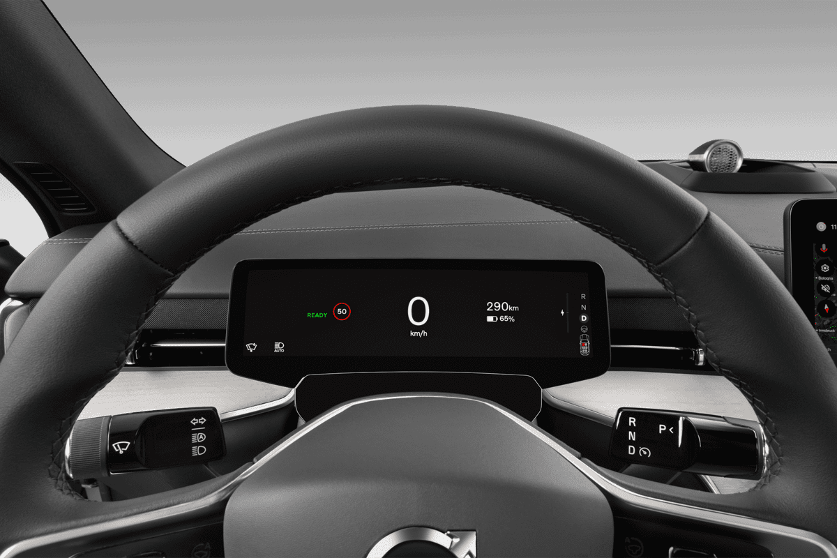 Kombiinstrument eines Volvo EX90 (KI-generiert)