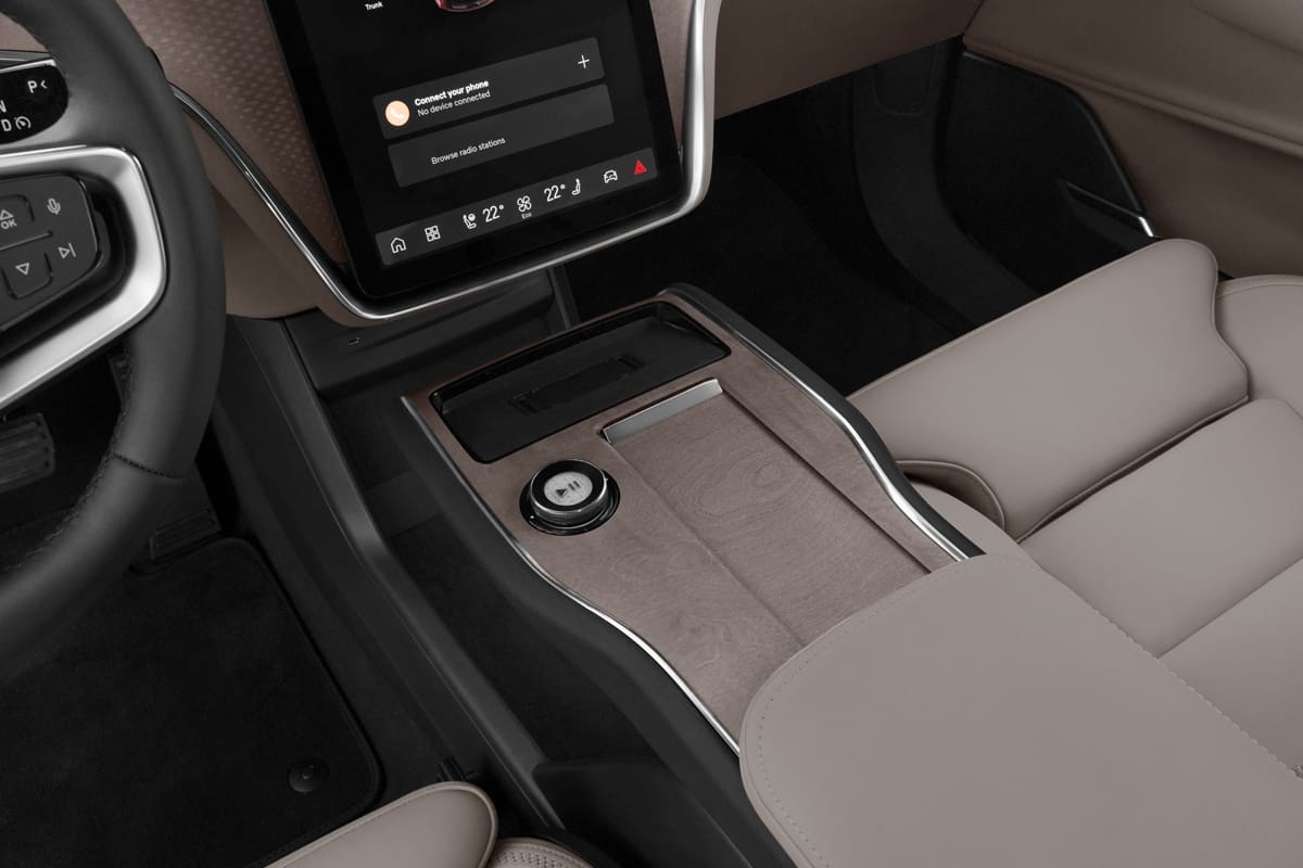 Schaltknüppel eines Volvo EX90