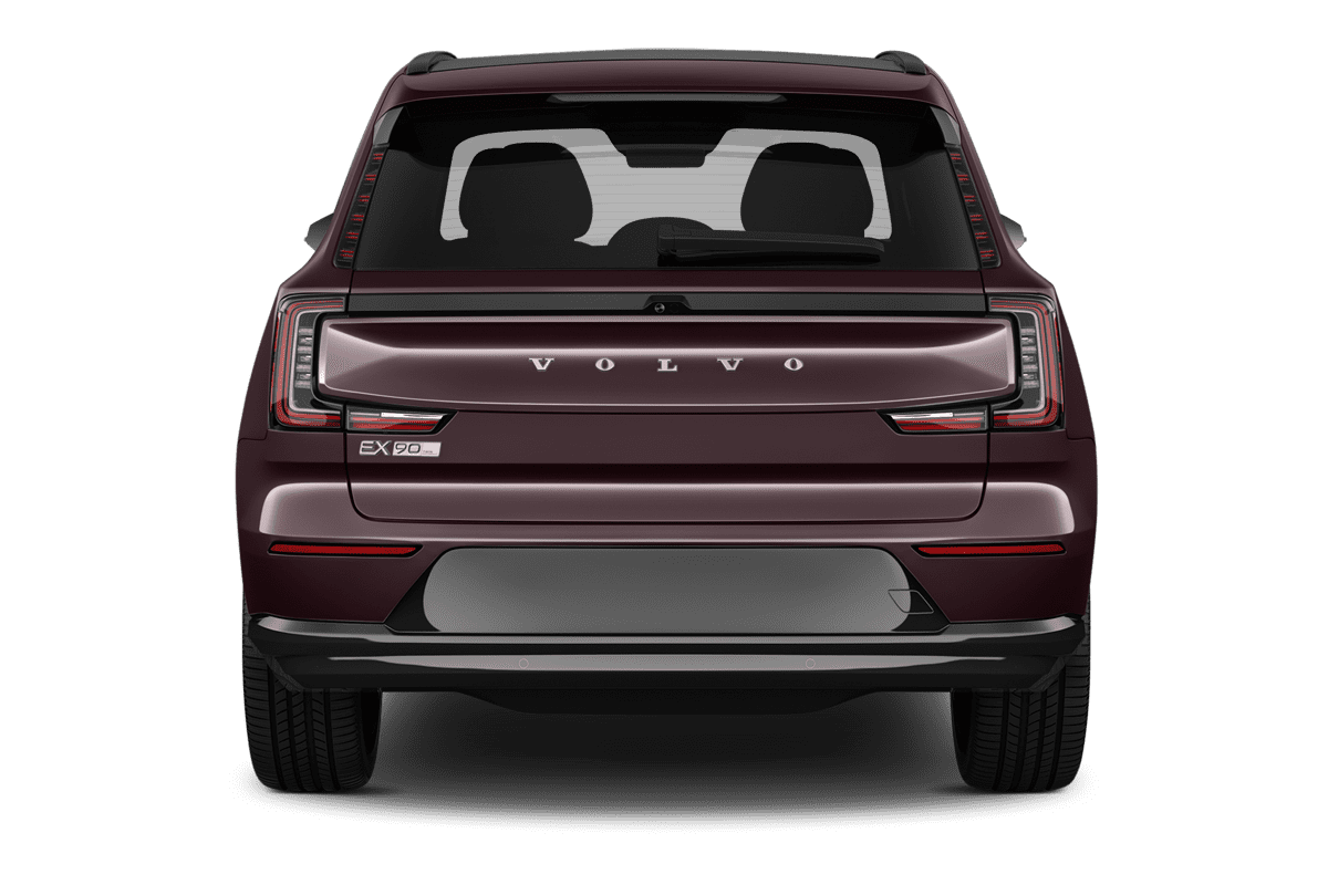 Heckansicht eines Volvo EX90