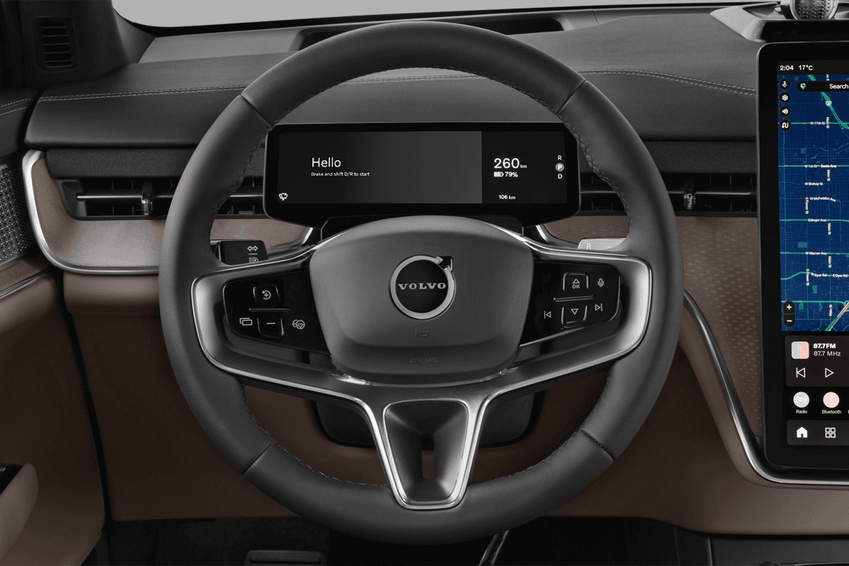 Lenkrad eines Volvo EX90