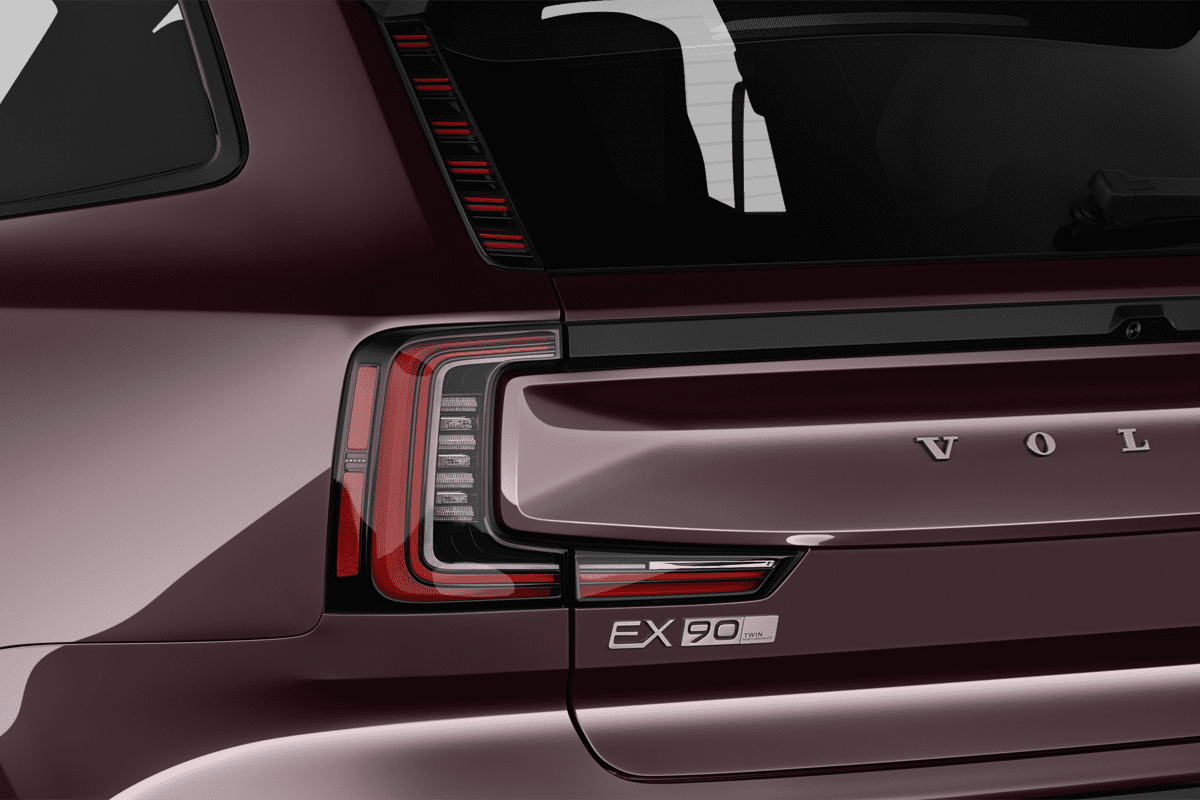 Heckleuchten eines Volvo EX90
