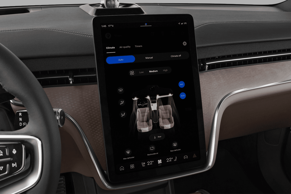 Klimasteuerung eines Volvo EX90