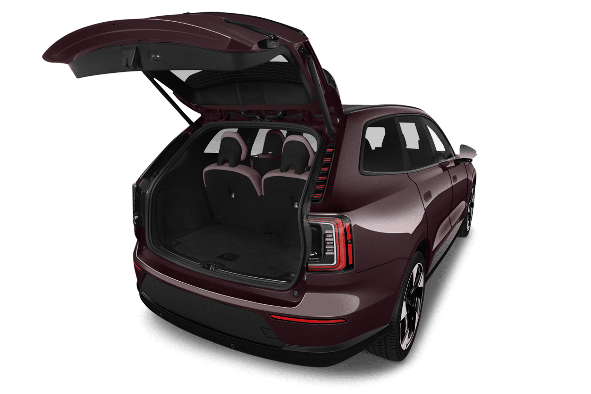 Kofferraum eines Volvo EX90