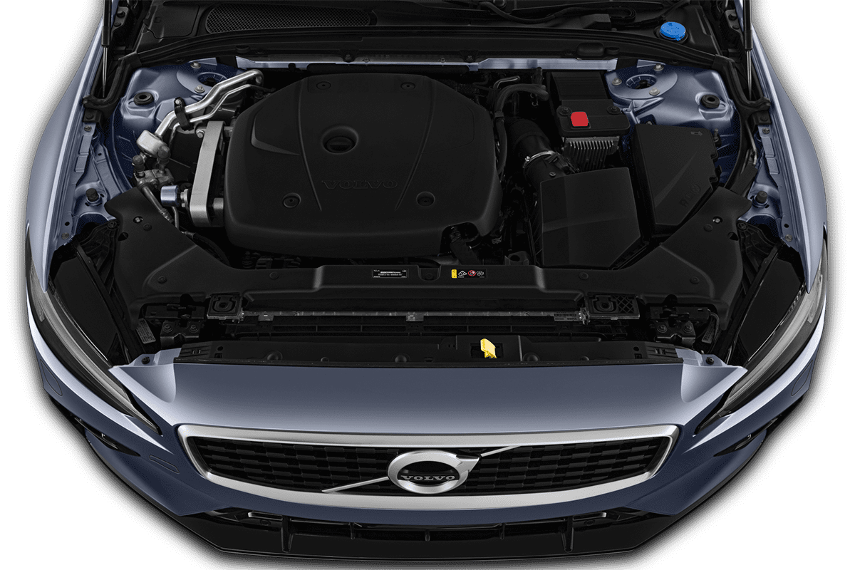 Motorraum eines Volvo S60