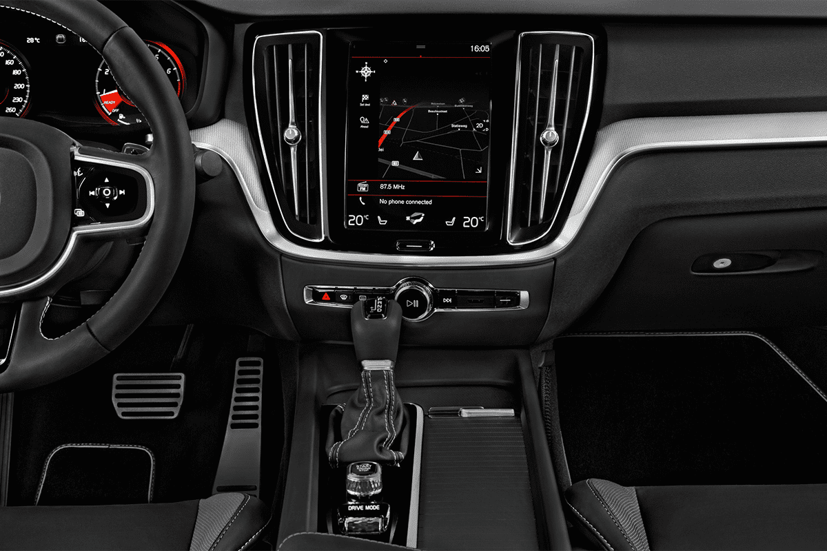 Mittelkonsole eines Volvo S60