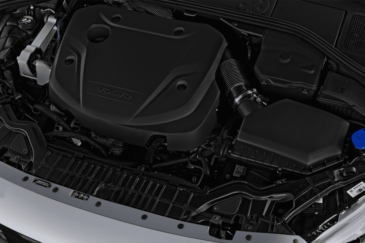 Motorraum eines Volvo S60 Cross Country
