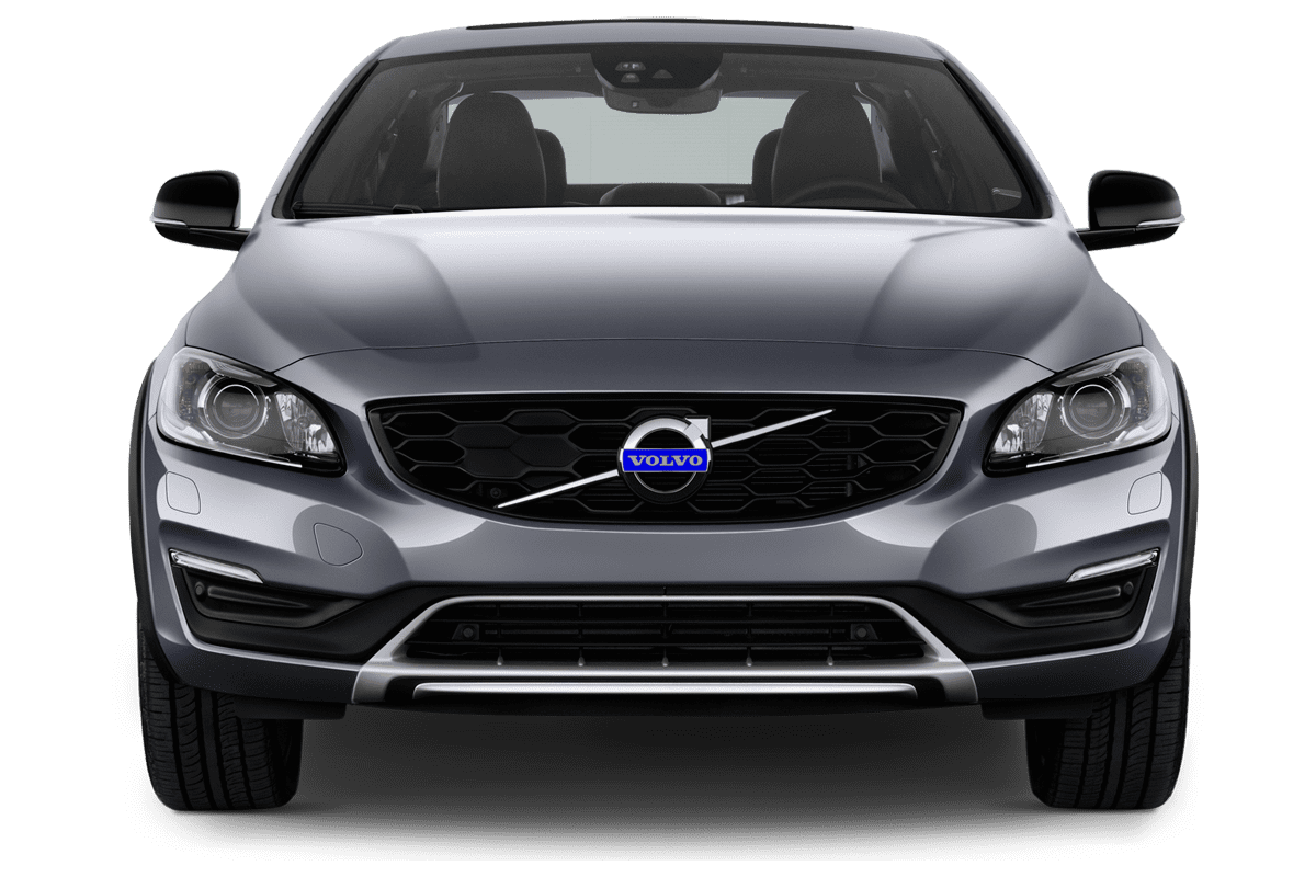 Frontansicht eines Volvo S60 Cross Country, freigestellt