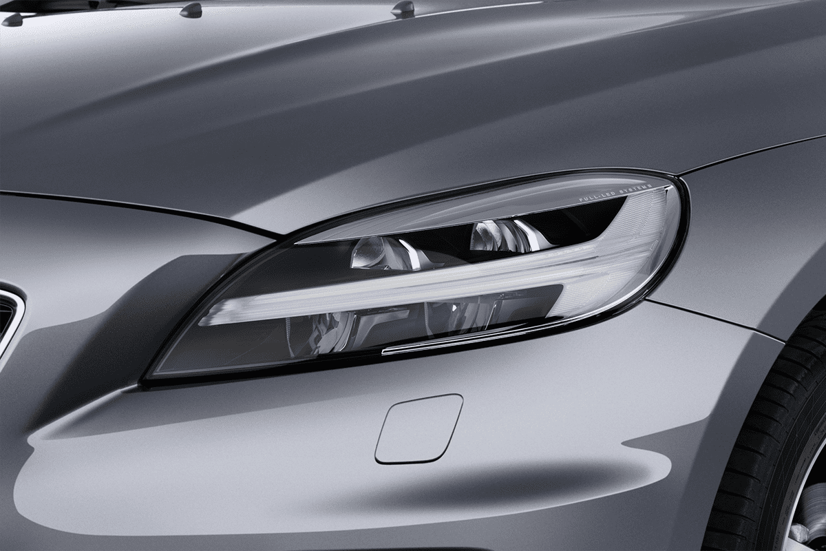 Frontscheinwerfer eines Volvo V40