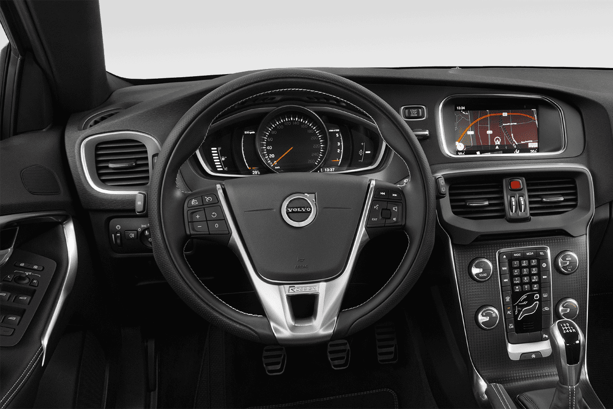 Lenkrad eines Volvo V40