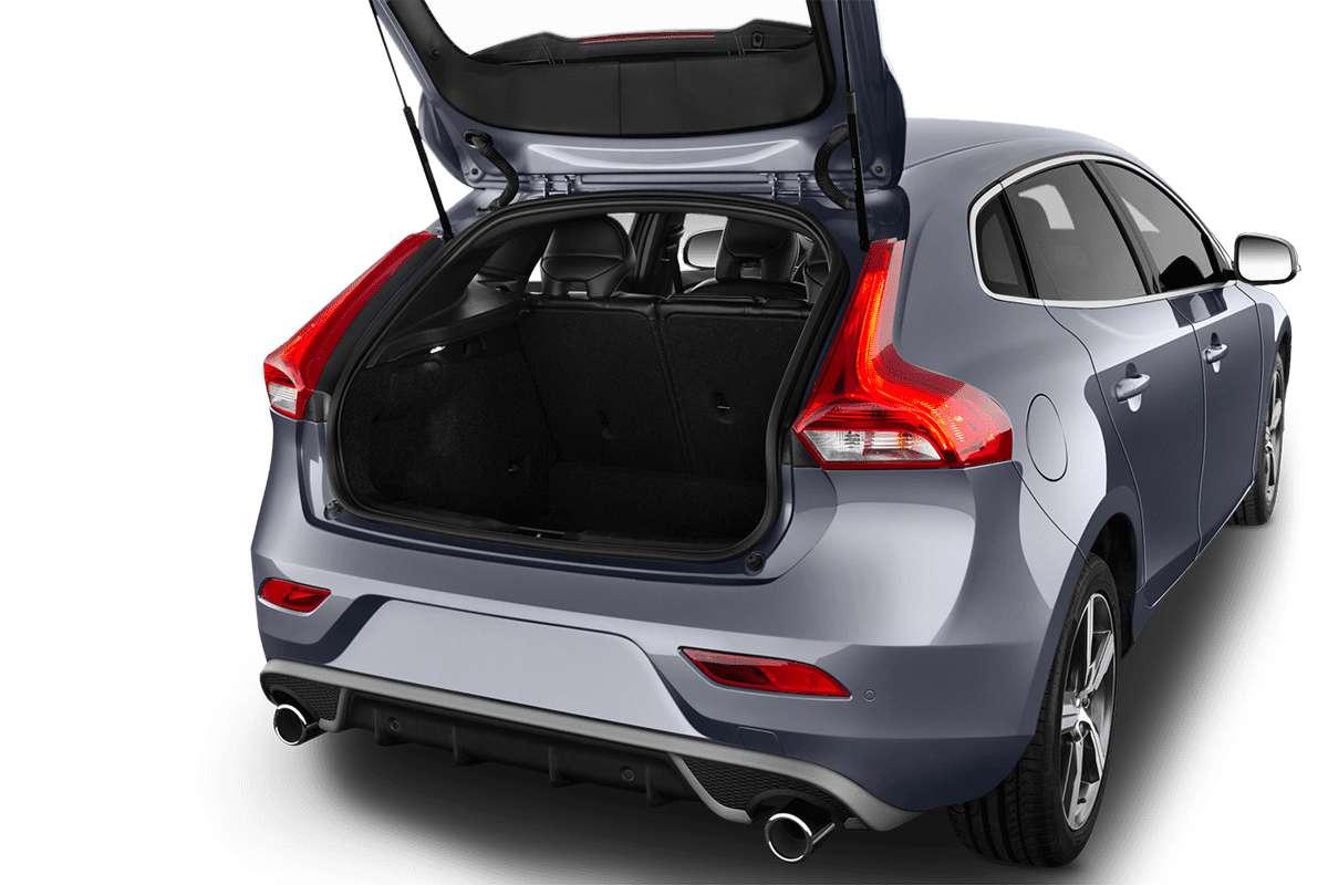 Kofferraum eines Volvo V40