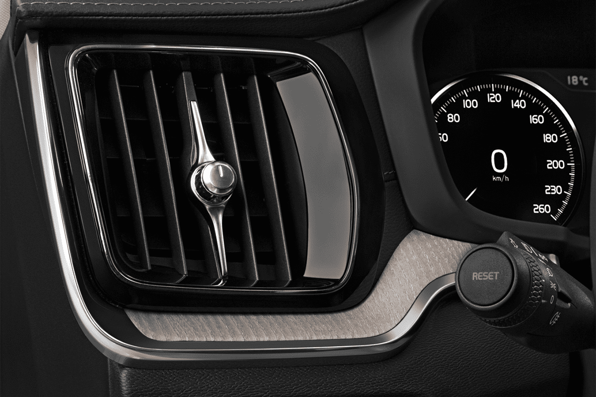 Lüftung eines Volvo V60 Recharge